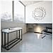 Consolle Allungabile 90x40/196 Cm Epoca Small Telaio Antracite - Bianco Frassino - Foto miniatura 2