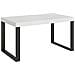 Tavolo Allungabile 90x160/264 Cm Tecno Premium Telaio Antracite - Bianco Frassino - Foto miniatura 5
