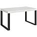 Tavolo Allungabile 90x160/264 Cm Tecno Premium Telaio Antracite - Bianco Frassino - Foto miniatura 1