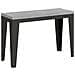 Tavolo Apribile 120/200x45/90 Cm Flame Double Telaio Antracite - Cemento - Foto miniatura 5