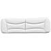 Cuscino Testiera Bianco 180 cm in Similpelle - Foto miniatura 7