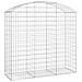 Cesto Gabbione Ad Arco 150x50x140/160 Cm Ferro Zincato - Foto miniatura 1