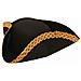 Cappello My Other Me Deluxe Nero Dorato Pirata 57 Cm - Foto miniatura 1