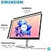 Monitor 31.5" IPS 368Y5E9 3840 x 2160 4K HDR 4K Ultra HD Tempo di Risposta 4 ms - Foto miniatura 7