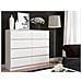 Cassettiera K140, 8 cassetti, 138x40x99 cm, Colore Bianco - Foto miniatura 6