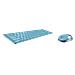 Tastiera e Mouse Wireless 00215388  (Layout Tedesco) Colore Blu - Foto miniatura 2
