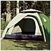 Tenda A Cupola Da Campeggio 4 Persone Verde A Rilascio Rapido - Foto miniatura 6