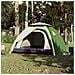 Tenda A Cupola Da Campeggio 4 Persone Verde A Rilascio Rapido - Foto miniatura 7