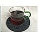 Piatto Separatore Per Tazza In Feltro, 8 Pezzi Black - Foto miniatura 2