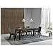 Tavolo Allungabile 90x120/224 Cm Flame Premium Noce Telaio Antracite - Foto miniatura 3