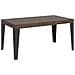 Tavolo Allungabile 90x120/224 Cm Flame Premium Noce Telaio Antracite - Foto miniatura 1