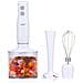Frullatore a Immersione con Accessori Potenza 400W Colore Bianco - Foto miniatura 1