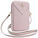 Borsa Per Smartphone Con Tracolla In Rilievo 4g, Rosa - Foto miniatura 2