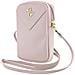 Borsa Per Smartphone Con Tracolla In Rilievo 4g, Rosa - Foto miniatura 3