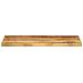 Piano Per Tavolo 70x40x3,8cm Rettangolare Legno Di Mango Grezzo - Foto miniatura 3