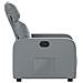 Poltrona Reclinabile Grigia In Similpelle - Foto miniatura 6