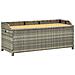 Lusso Casadino -  Panca Da Giardino Con Vano Portaoggetti 120cm Polyrattan Grigio - Foto miniatura 2