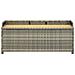 Lusso Casadino -  Panca Da Giardino Con Vano Portaoggetti 120cm Polyrattan Grigio - Foto miniatura 3