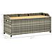 Lusso Casadino -  Panca Da Giardino Con Vano Portaoggetti 120cm Polyrattan Grigio - Foto miniatura 8