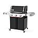 E-335W Barbecue Carrello GPL Nero, Acciaio inox 17880 W - Foto miniatura 3