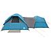 Tenda da Campeggio per 5 Persone Blu Impermeabile - Foto miniatura 5