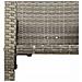 Set Bar da Giardino 7pz senza Cuscini Grigio Polyrattan Acacia - Foto miniatura 6