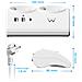 EW3870 prolunghe e multiple 1,5 m 3 presa (e) AC Interno Bianco - Foto miniatura 2