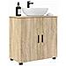 Mobile da Bagno rovere sonoma 61 x 35 x 64 cm Legno multistrato - Foto miniatura 3