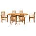 Set da Pranzo per Giardino 7 pcs Marrone 200 x 100 x 75 cm - Foto miniatura 7