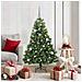 Albero di Natale artificiale con 150 LED Verde 150 cm PE e PVC - Foto miniatura 2