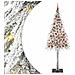 Albero di Natale con 300 LED Bianco 210 cm PE e Acciaio - Foto miniatura 1