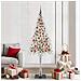 Albero di Natale con 300 LED Bianco 210 cm PE e Acciaio - Foto miniatura 2