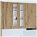 Armadio pensile Riga Rovere artigianale 60 x 31 x 100 cm - Foto miniatura 2