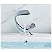 Rubinetto per lavabo da bagno, Blackswan, modello a cascata M45, cromato, misura 19 cm - Foto miniatura 2