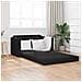 Divano letto 110cm Nero Velluto - Foto miniatura 2
