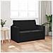 Divano letto 110cm Nero Velluto - Foto miniatura 3