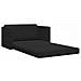 Divano letto 110cm Nero Velluto - Foto miniatura 5