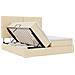 Letto con Contenitore Crema 200 x 200 cm Pelle Sintetica - Foto miniatura 7