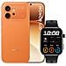 600 5G 512GB 8GB Ram Display 6.57" AMOLED Main Camera 200+12MP Selfie 50MP Dual nanoSim (+eSim) MagicOS 10 Snapdragon 7 Gen4 6400mAh Orange + Choice Watch 2i Black (Kit) - Foto miniatura 1
