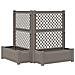 Vaso Grande con Direzione 2 pcs Grigio 143 x 143 x 133,5 cm PP - Foto miniatura 1