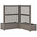 Vaso Grande con Direzione 2 pcs Grigio 143 x 143 x 133,5 cm PP - Foto miniatura 7