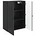 Mobiletto a muro Nero 66 x 34,5 x 90 cm Legno ingegnerizzato - Foto miniatura 2