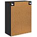 Mobiletto a muro Nero 66 x 34,5 x 90 cm Legno ingegnerizzato - Foto miniatura 5
