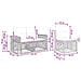 Set Divano da Giardino 12 pcs Grigio e Grigio Scuro polyrattan - Foto miniatura 6