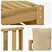 Set di divani da esterno 7 pcs Bianco e Beige Poliestere - Foto miniatura 6