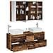 Set di mobili per il bagno 4 pcs Legno antico - Foto miniatura 3