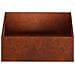 Vaso da giardino Ruggine 60 x 60 x 20 cm Acciaio Corten - Foto miniatura 4