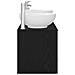 Set di mobili per il bagno 3 pz Nero 49,5 x 44,5 x 65 cm - Foto miniatura 10
