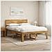Letto matrimoniale con testiera ROSTOCK Bianco 150 x 200 cm - Foto miniatura 2