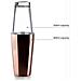 62286 - Shaker per cocktail Boston in acciaio inox, shaker professionale con 2 bicchieri - Foto miniatura 3